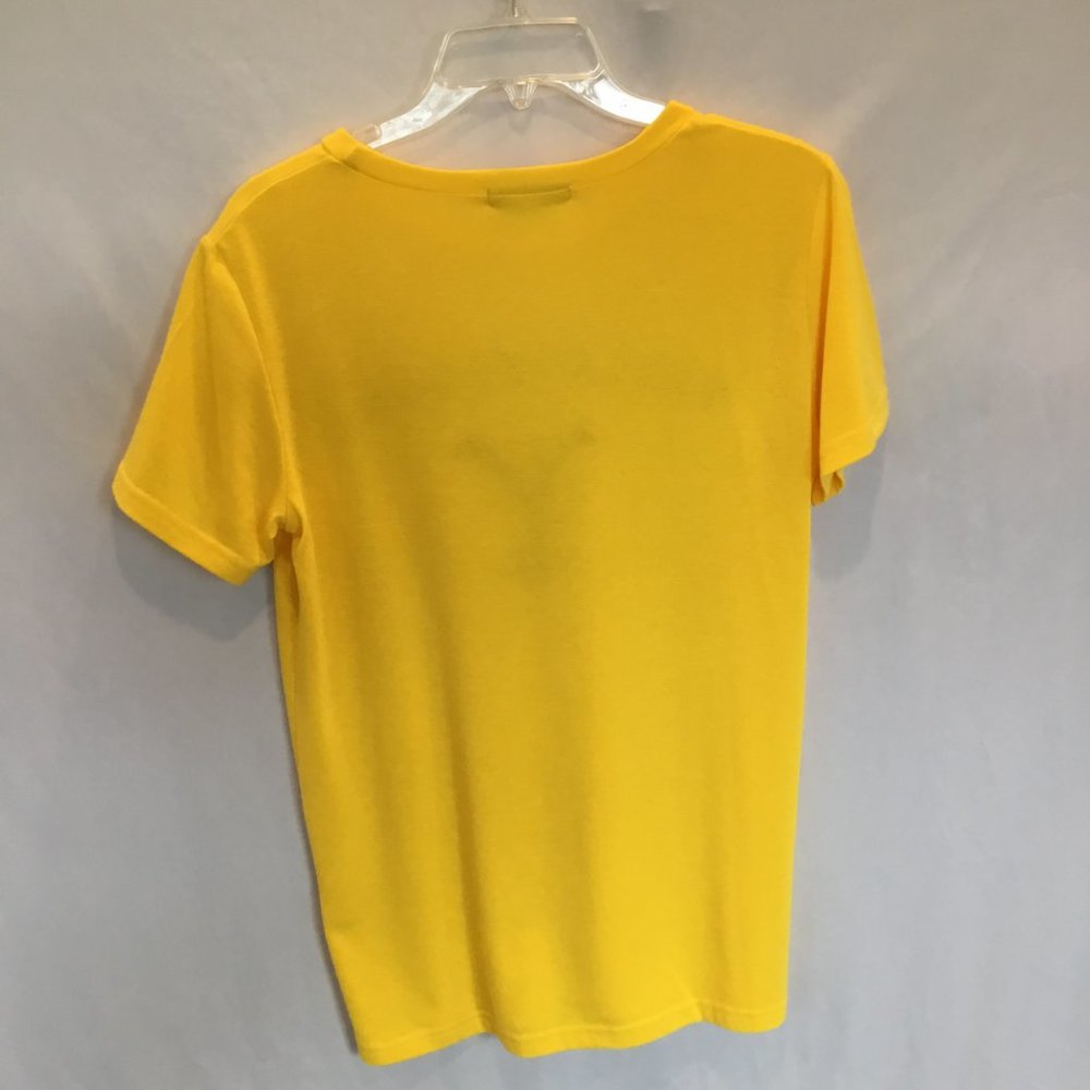 Mislook Unisex Yellowstone Dutton Ranch Brand Logo Tee Yellow Size Men's Large - Picture 10 of 10
